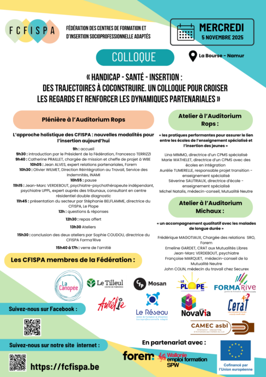 Affiche FCFISPA Colloque 2025